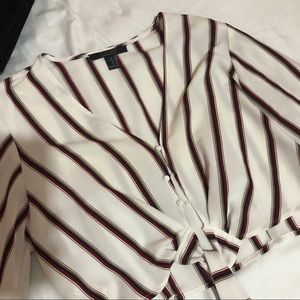 Bell Flare Sleeve crop top